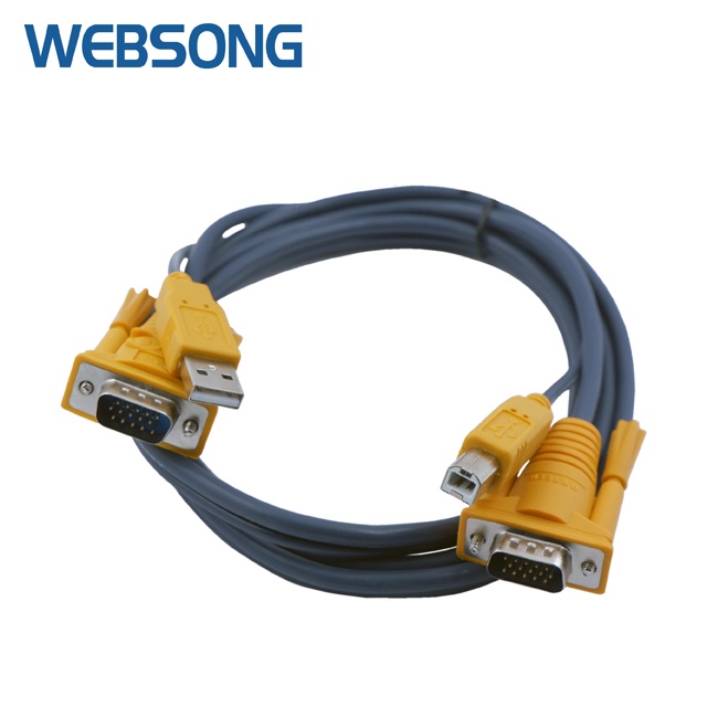 Kabel KVM USB (VGA, USB Printer) 1.5M Websong