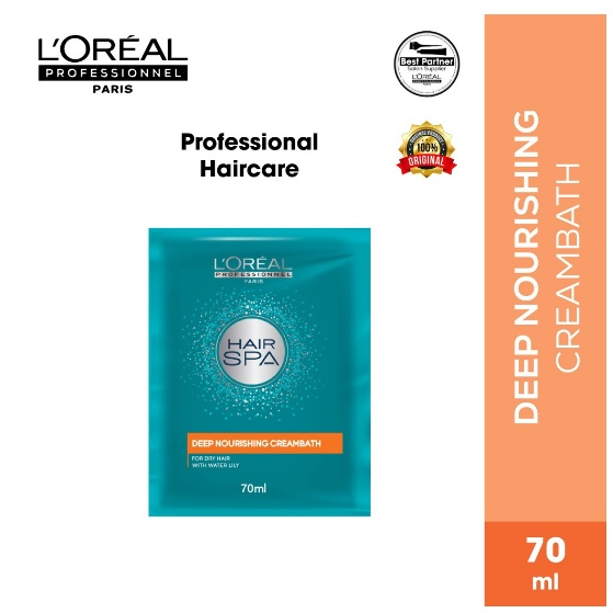 L'Oreal Paris Hair Spa Deep Nourishing Creambath Sachet - 70 ml Loreal