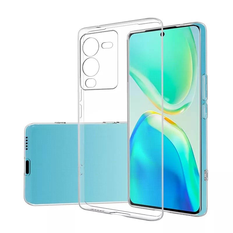 Clear Case Vivo V29 V27 V27e V25 V25e V23 V23e V21 V21e Pro 4g 5g Plus + Protector Camera Kamera Soft Tpu Casing Transparant