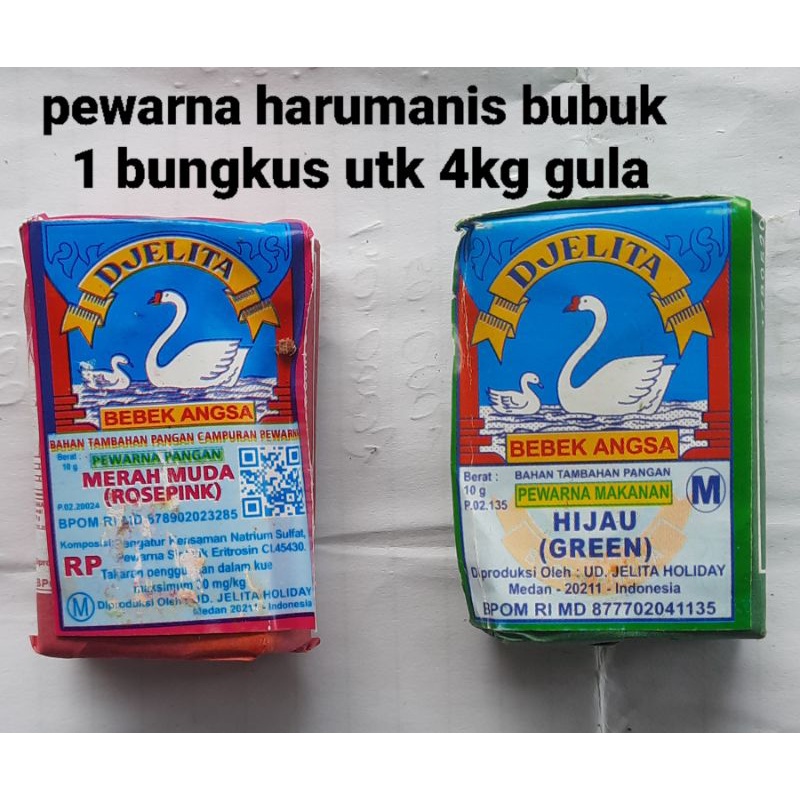 

10pics pewarna harumanis bubuk
