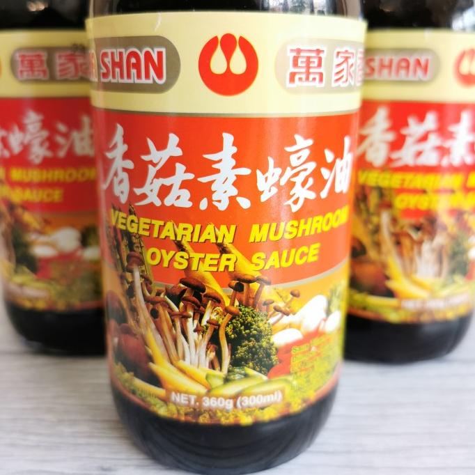 

Wan Ja Shan Vegetarian Mushroom Oyster Sauce 360gr Saus Tiram Vegan ffs02
