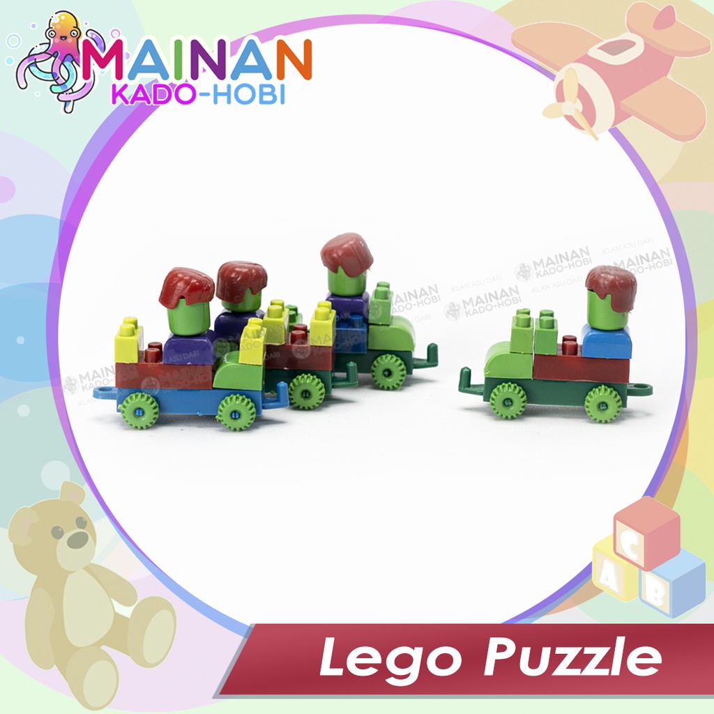 HADIAH KADO MAINAN ANAK PUZZLE BLOCKS LEGOO KARAKTER LUCU