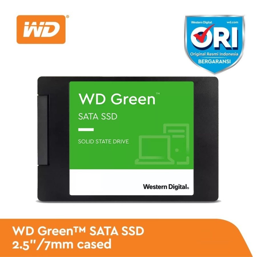 SSD WD Green 240GB 480GB 1TB 2TB - SSD Internal SATA 2.5 inch