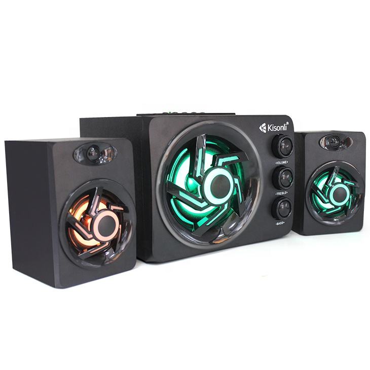 Gaming Speaker TM-8000A Kisonli Bluetooth Subwoofer Aktif Support BT, USB, TF Card &amp; Radio