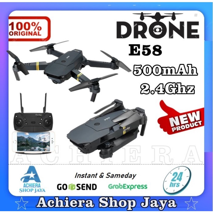 Rc Drone E58 Kamera 1080P Wifi FPV Drone Quadcopter Clone DJI Mevic