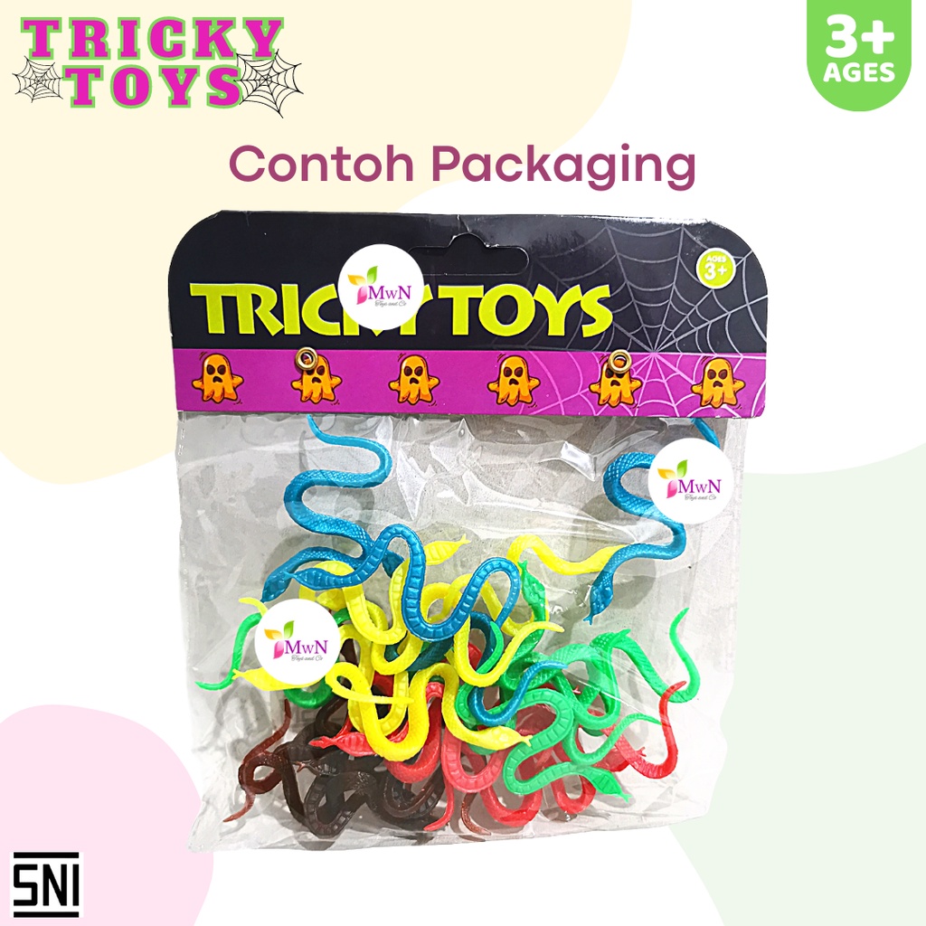 MWN Mainan Tricky Toys Snake isi 24pcs No.8810