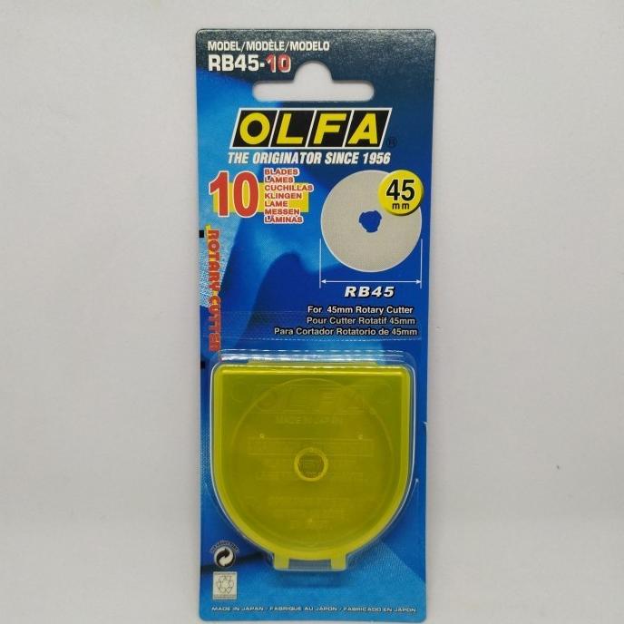 

OLFA RB 45 Refill Rotary Cutter 45mm RB45-10 Spare Blade (10pcs pack)