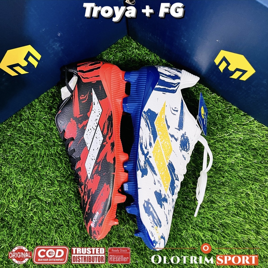 Sepatu Bola Sepak Bola Mills Troya + FG 2023 Original