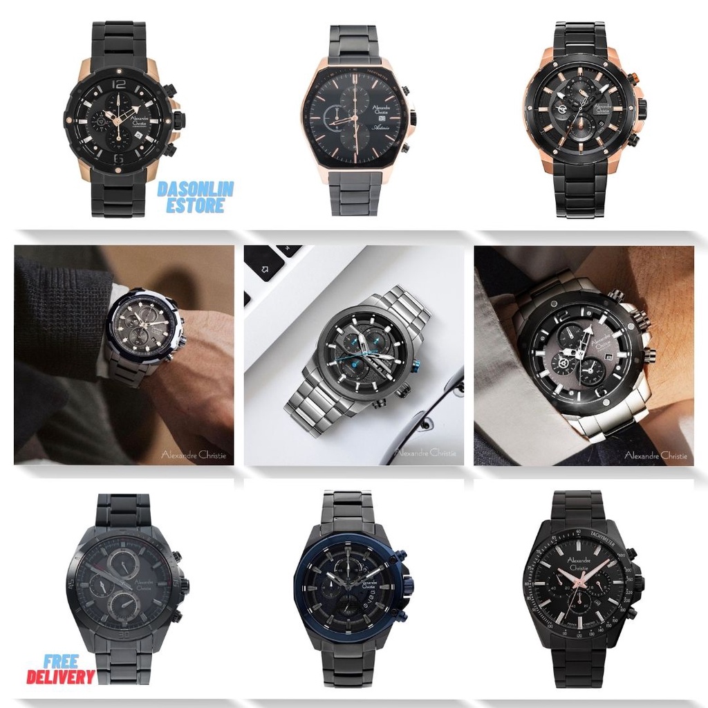 jam tangan pria Alexandre christie sporty AC 6410 / AC 6141 / AC 6648 / AC 6523 / AC 6667 / AC 6651 