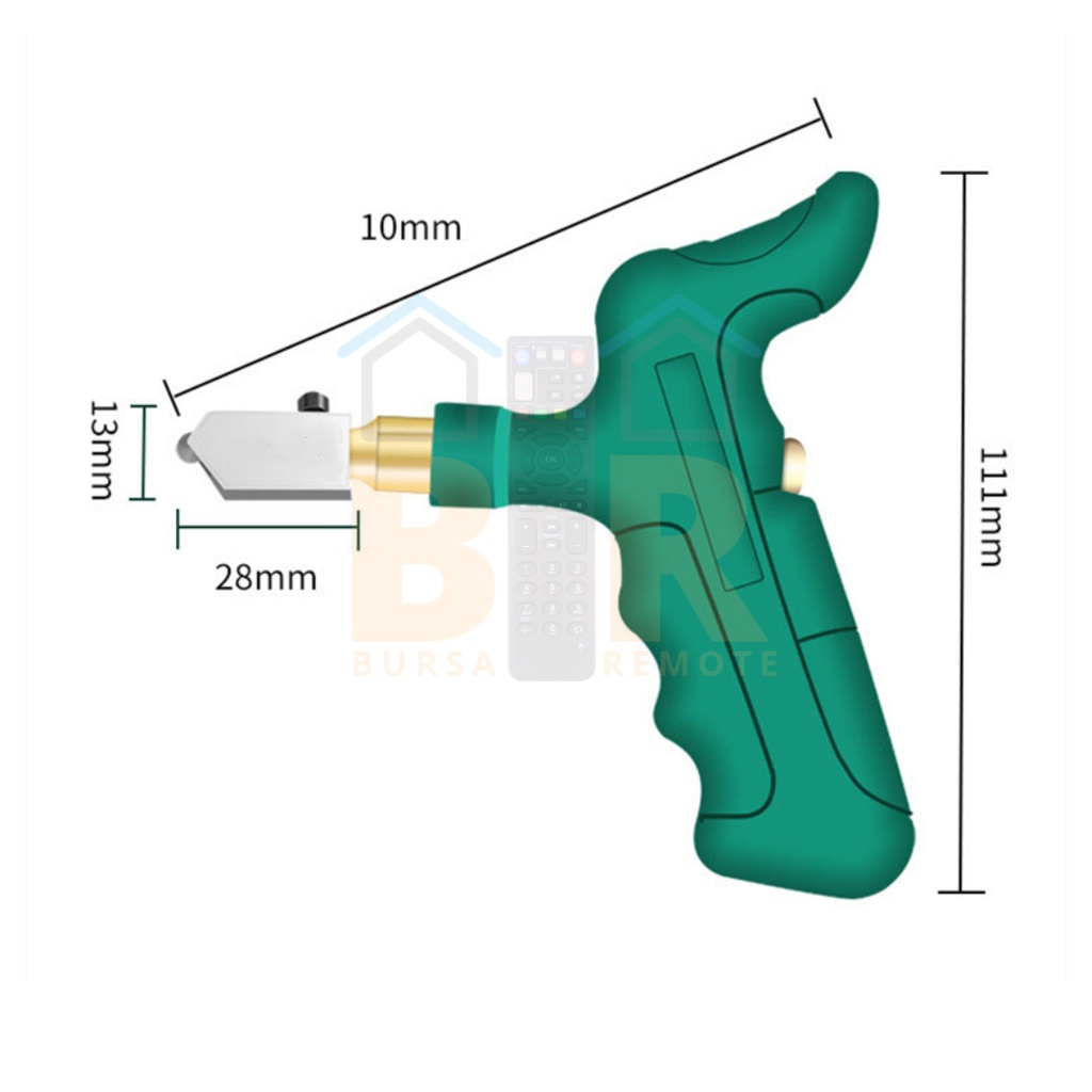 Oil Glass Cutter Alat Potong Kaca Dan Keramik 2IN1 Pisau Pemotong Ubin Presisi Manual