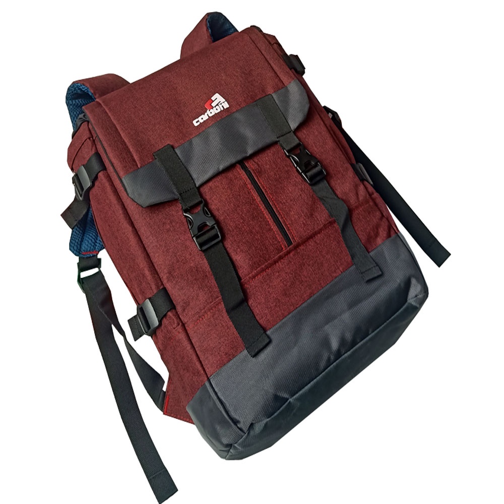 Carboni Tas Ransel RA00040 40L Semi Tas Gunung Tali Serut - Red + Raincover