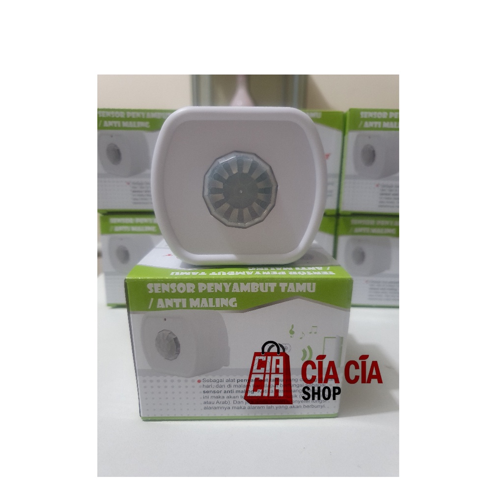 Bell Sensor Gerak Motion Detector Door Bell Penyambut Tamu Alarm Anti Maling Bell Otomatis Bel Rumah