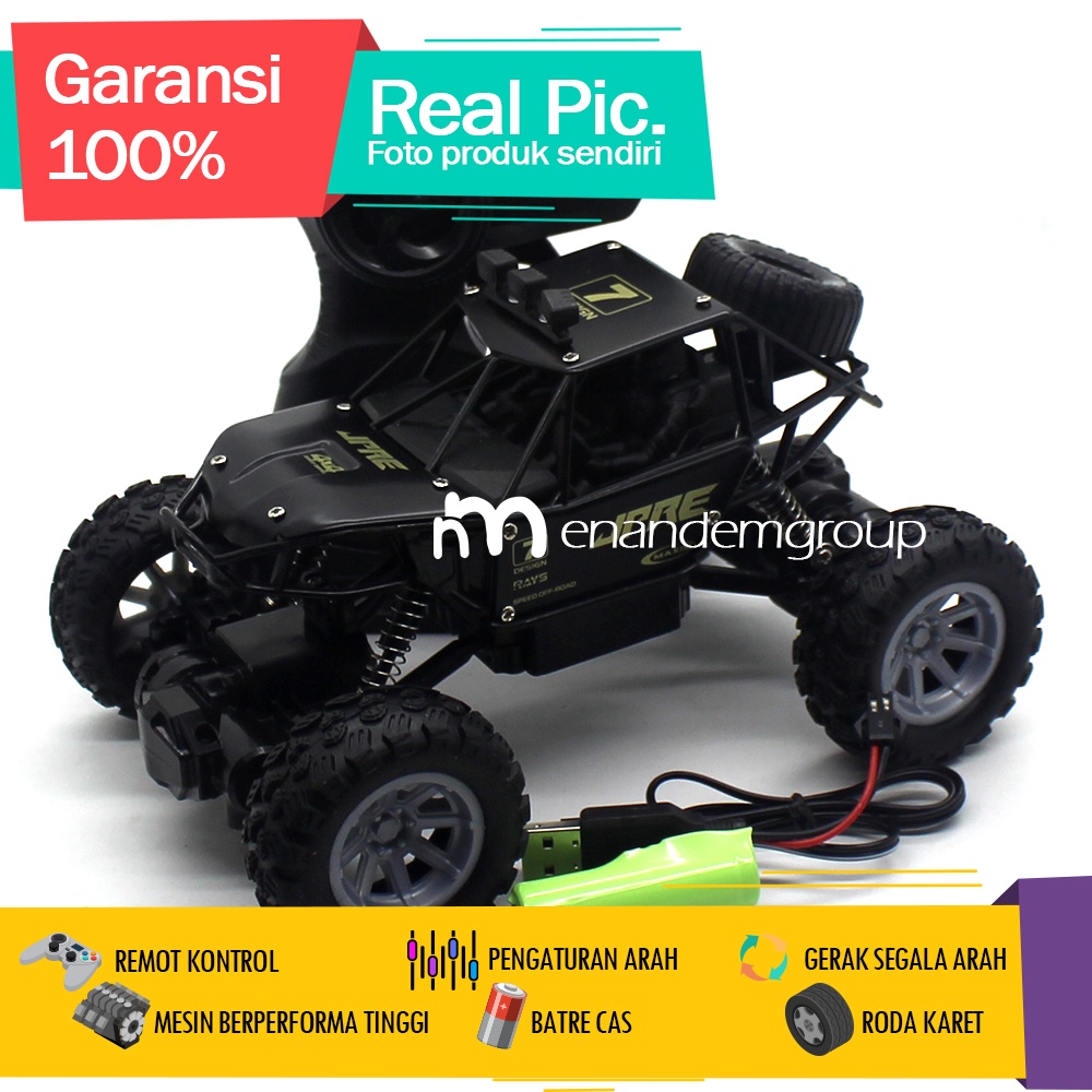 Mainan Mobil Remot Kontrol RC JPRE Offroad Climbing Rock Crawler