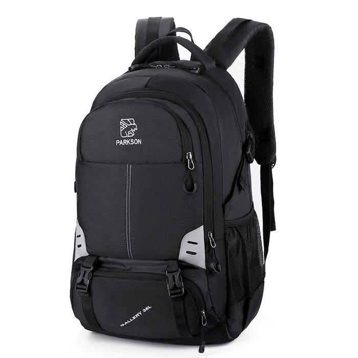 Tas Ransel Pria Parkson Tas Pria Ransel 8003 Tas Murah 4 warna Waterproof murah - Hitam(S9U1) tas ra
