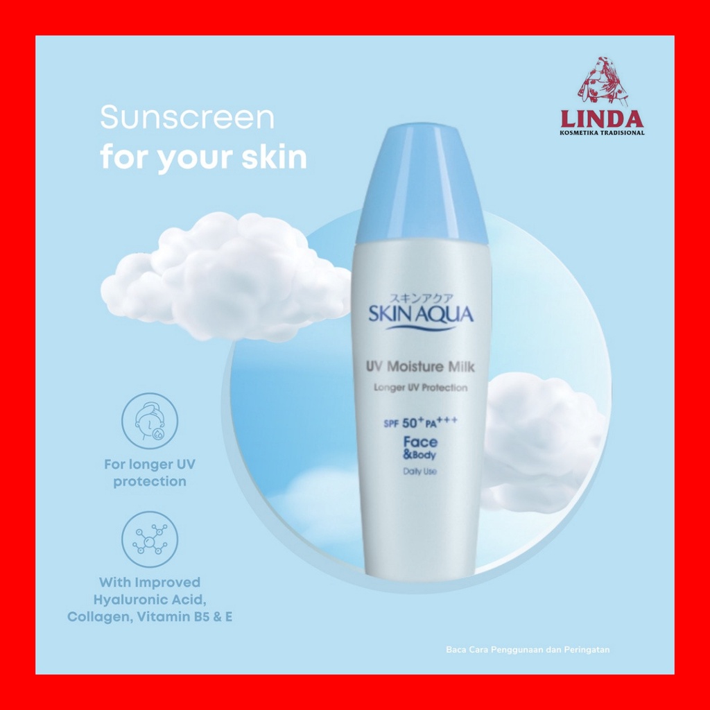 SKIN AQUA UV MOISTURIZER MILK SPF 50 PA++ (BIRU)