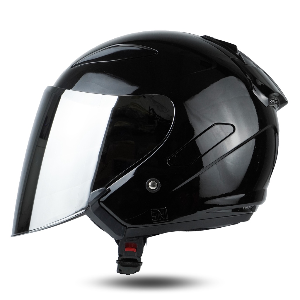 Helm Helm Half Face Bipplast Helm motor Pria Wanita