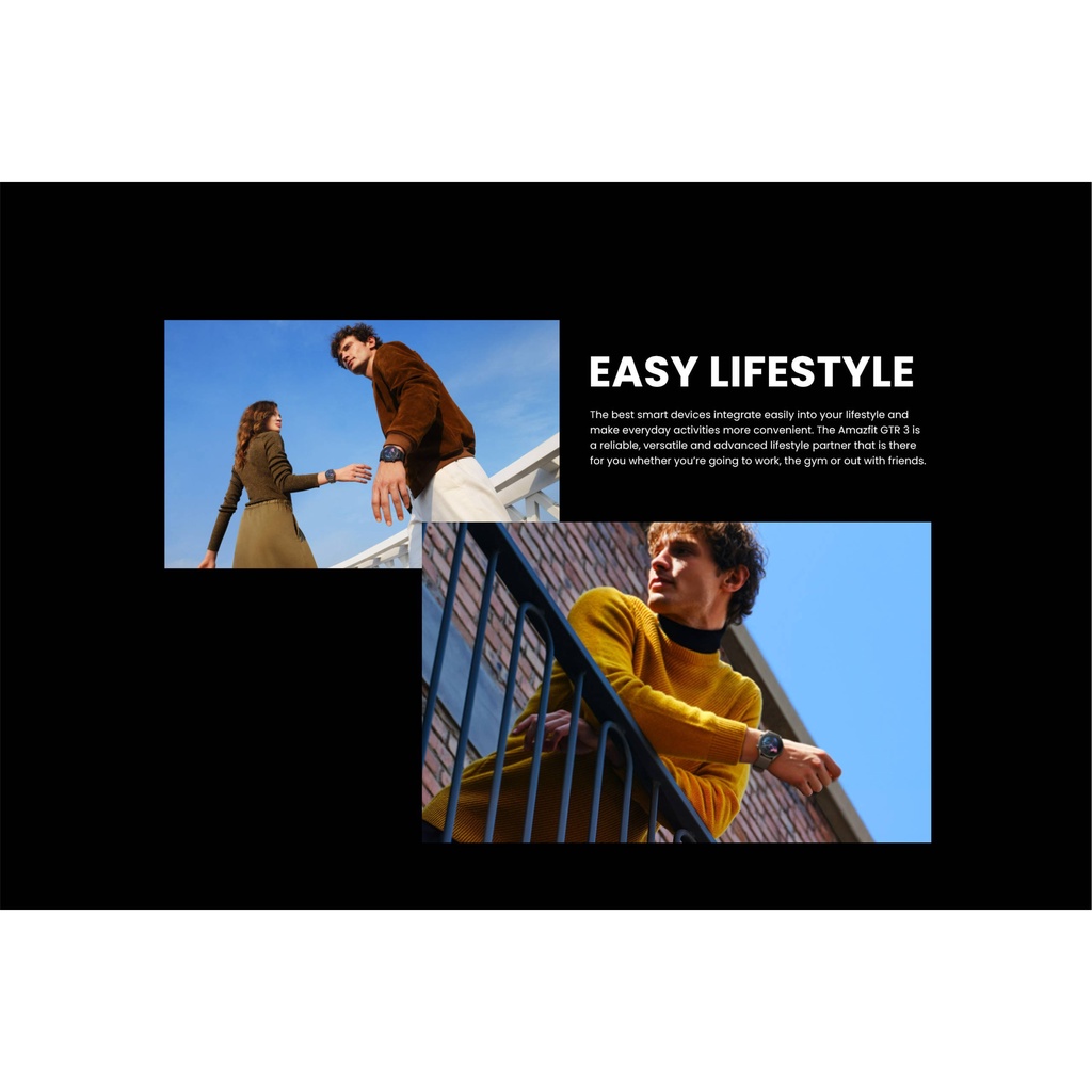 Amazfit GTR 3 Smartwatch Fashion Sports Watch - Garansi Resmi