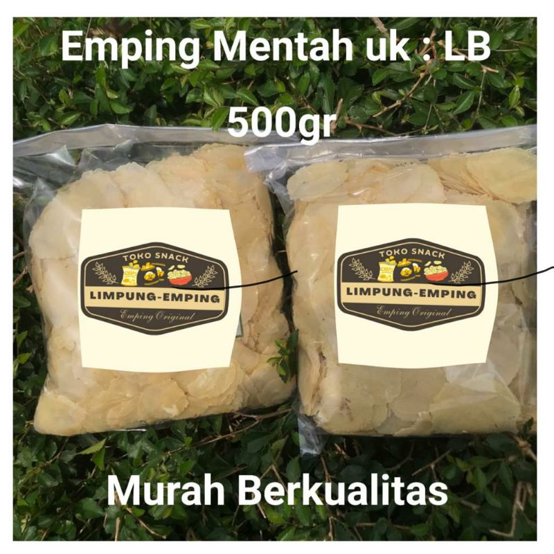 

EMPING MELINJO MENTAH UK LB MEDIUM 500 GRAM