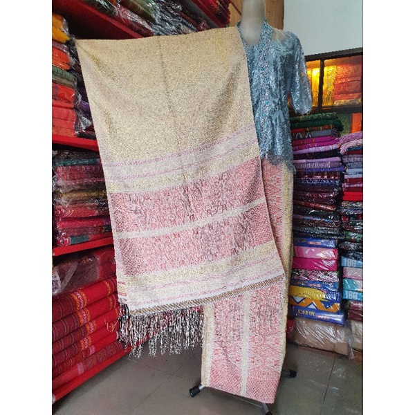 songket tumtuman, songkwt tenunan,songket TTS benang bemberg mix purada