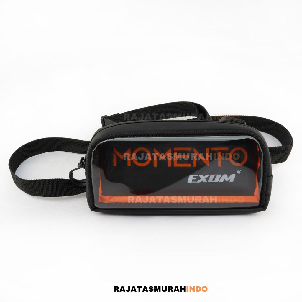 RTM - TAS SELEMPANG EXOM MOMENTO - SLINGBAG ANTI AIR - POUCH HP - TAS HP