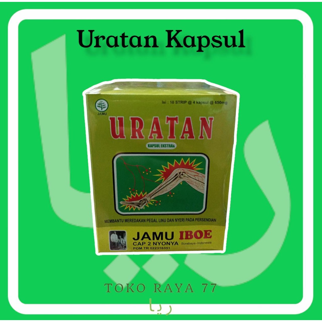 

Per Kotak Jamu IBOE Uratan Kapsul Isi 10 Strip Ready Stock Melayani Grosir