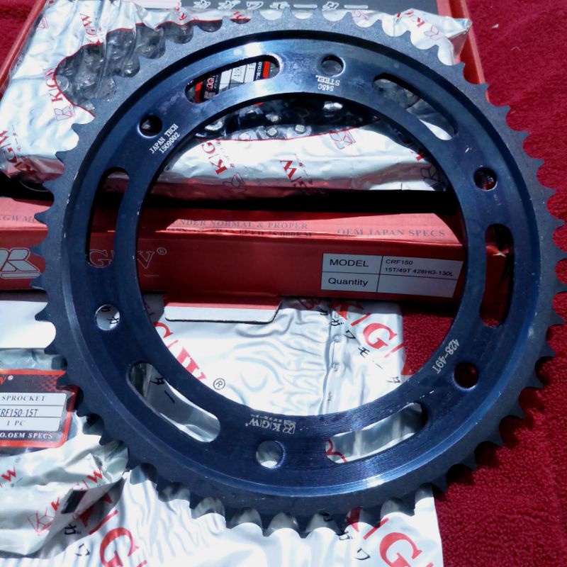 Gear Set, Gear Paket Crf 150 Kgw