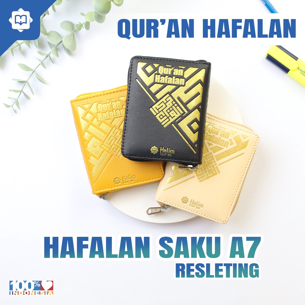 Al Quran hafalan halim restleting saku - Al Quran hafalan saku resleting