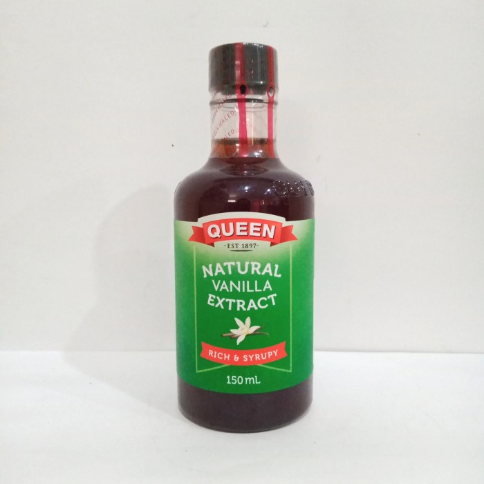 

[Ready Stock[Cod Queen Natural Vanilla Extract 150mL