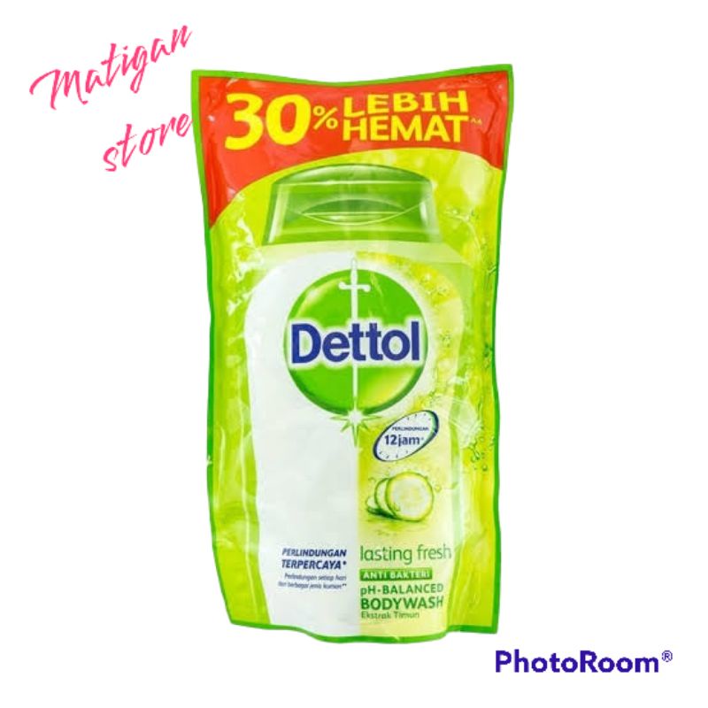 Dettol Bodywash Refill Lasting Fresh 600ml