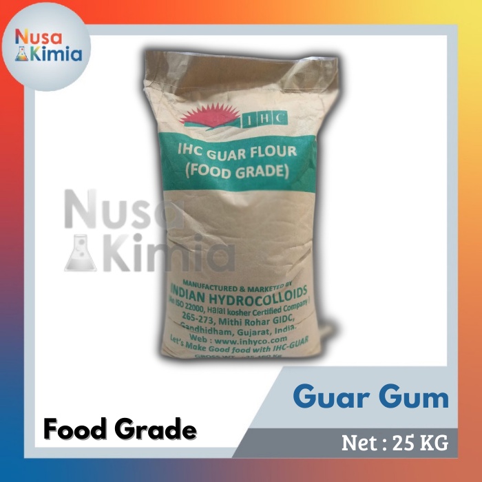 (Instan Only) Guar Gum Powder Food Grade Ex India - 25 Kg