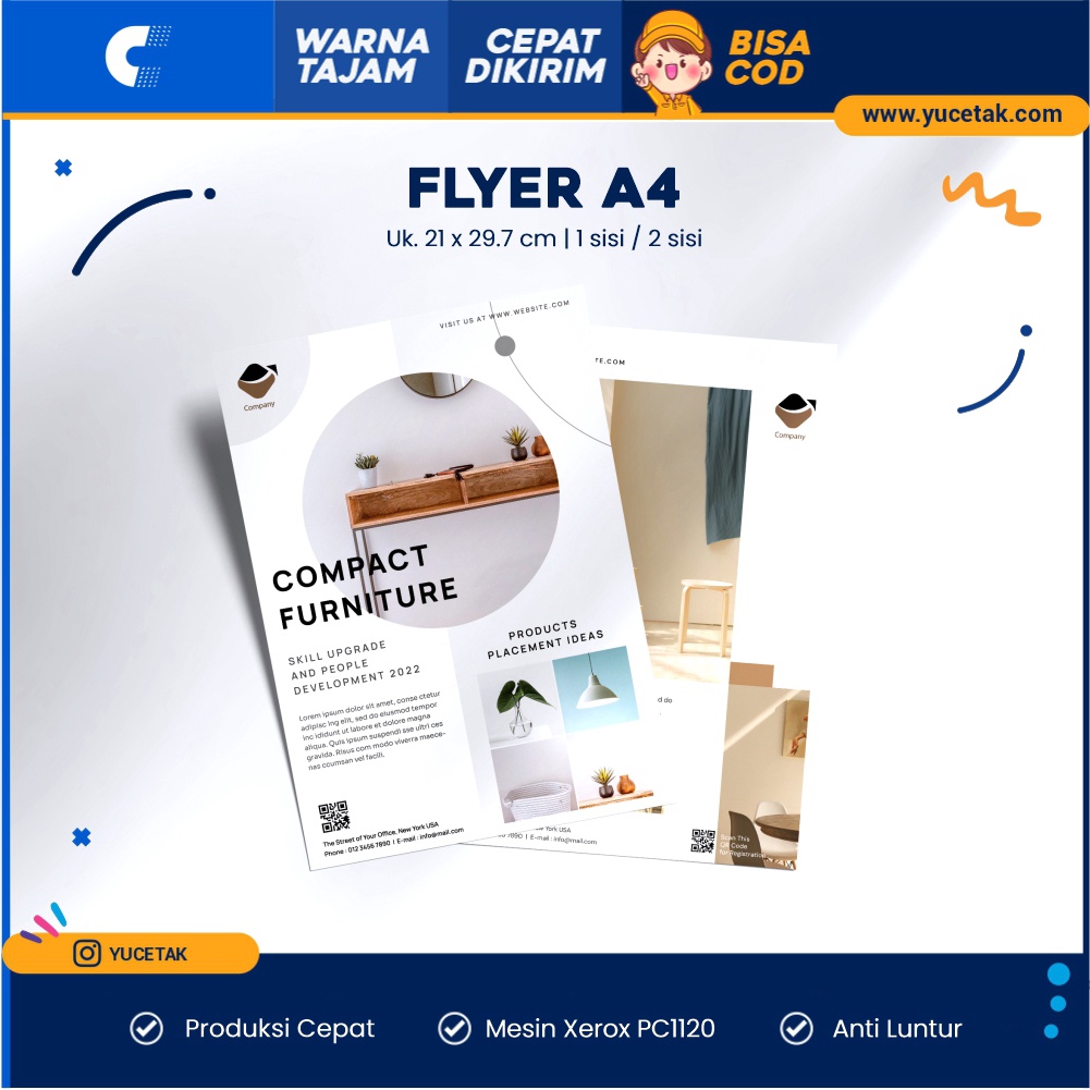 

YUCETAK - Flyer Brosur A4 Warna Full Colour Cetak Satuan Cepat Murah Bagus Berkualitas