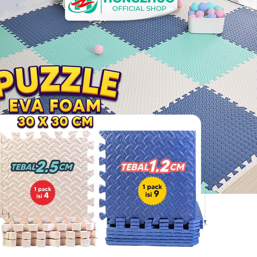STOK TERBATAS Hongzhuo Karpet Puzzle Lantai Anak Puzzle Karpet Lantai Ketebalan 12mm & 25mm