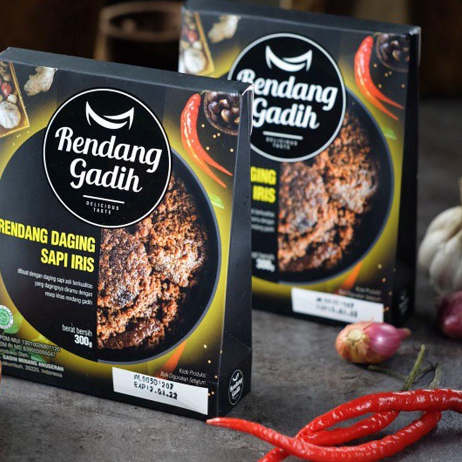 

♔ Rendang Daging Sapi Iris (250g) - Rendang Gadih ♞