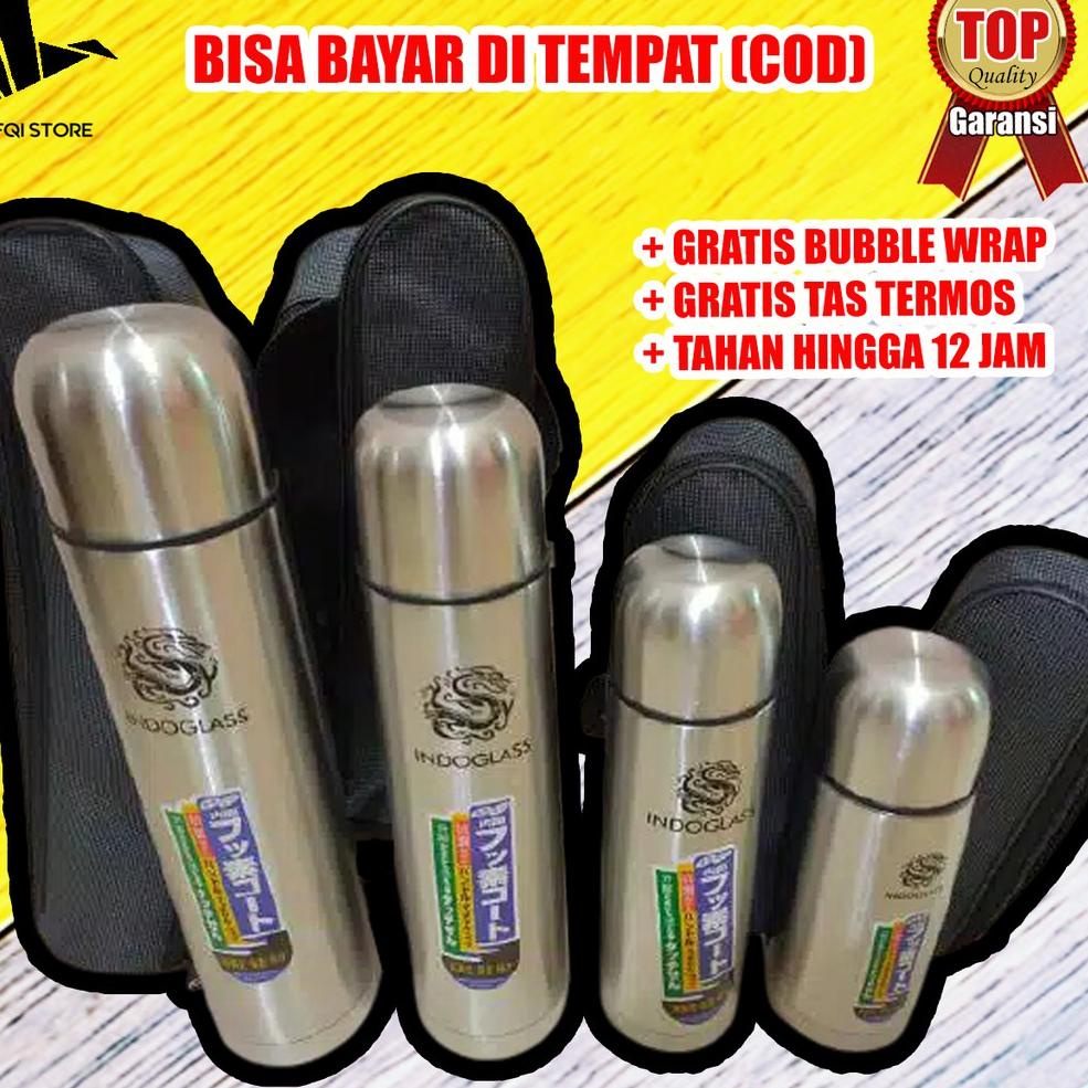 MURAH TERMOS TREMOS STAINLESS STEEL 350 500 750 1000 ML FREE TAS TERMOS AIR PANAS ES KECIL MINI POLO