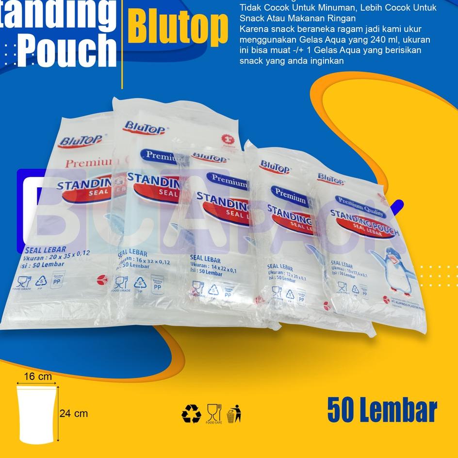

Lebih Bagus PLASTIK STANDING UP POUCH 16 X 24 CM - KLIP KEMASAN BENING TEBAL ISI 50 LEMBAR JAKARTA