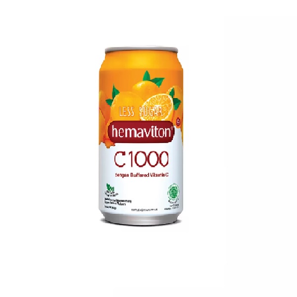 HEMAVITON C1000 ORANGE LESS SUGAR 330 ML - VITAMIN