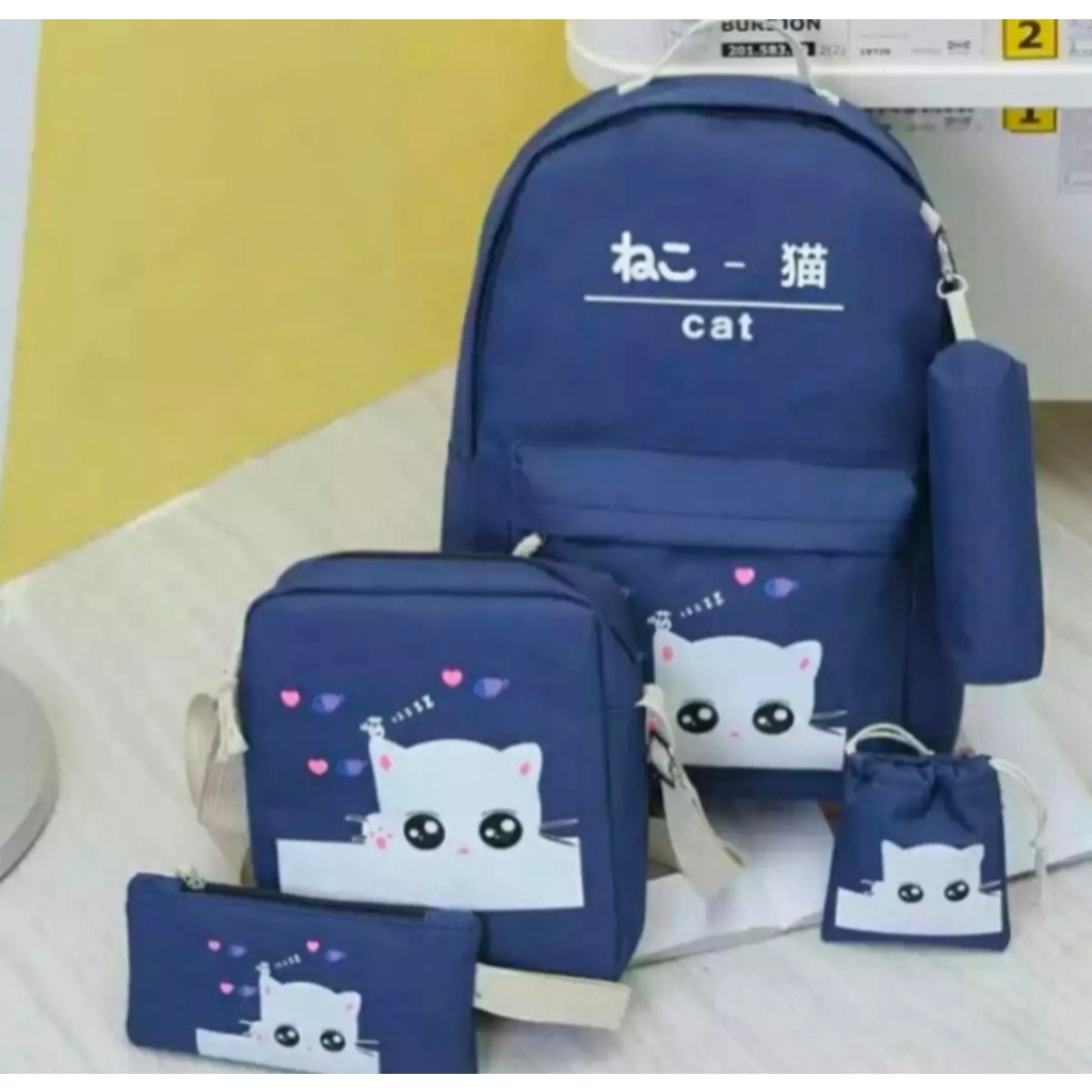 TOKOAGUMG99//TAS.RANSEL.SEKOLAH/ANAK///TAS.ANAK.PREMPUAN.//TAS.NGAJI.DAN.SEKOLAH.//EDIIS.TERBARU.ALA.KOREA//EDISI.TAS.KUCING.INTIP///