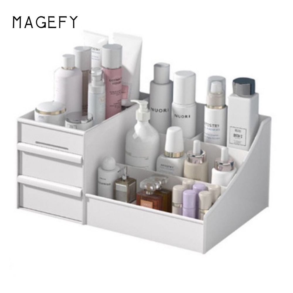MAGEFY Rak Penyimpanan Organizer Kosmetik Kotak Perawatan Kulit Makeup Rak Kosmetik Drawer Kotak Penyimpanan Makeup Organizer 1274