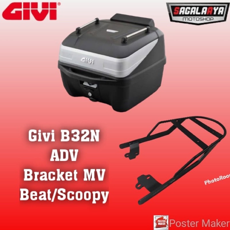 Givi B32N ADV Bracket Top Box Givi MV Honda Beat Scoopy Genio