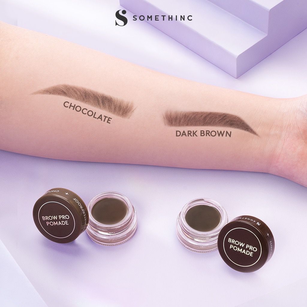 BPOM SOMETHINC Brow Pro Pomade 18HR Stay Eyebrow Cream Krim Alis Pewarna Alis Pensil Alis Waterproof