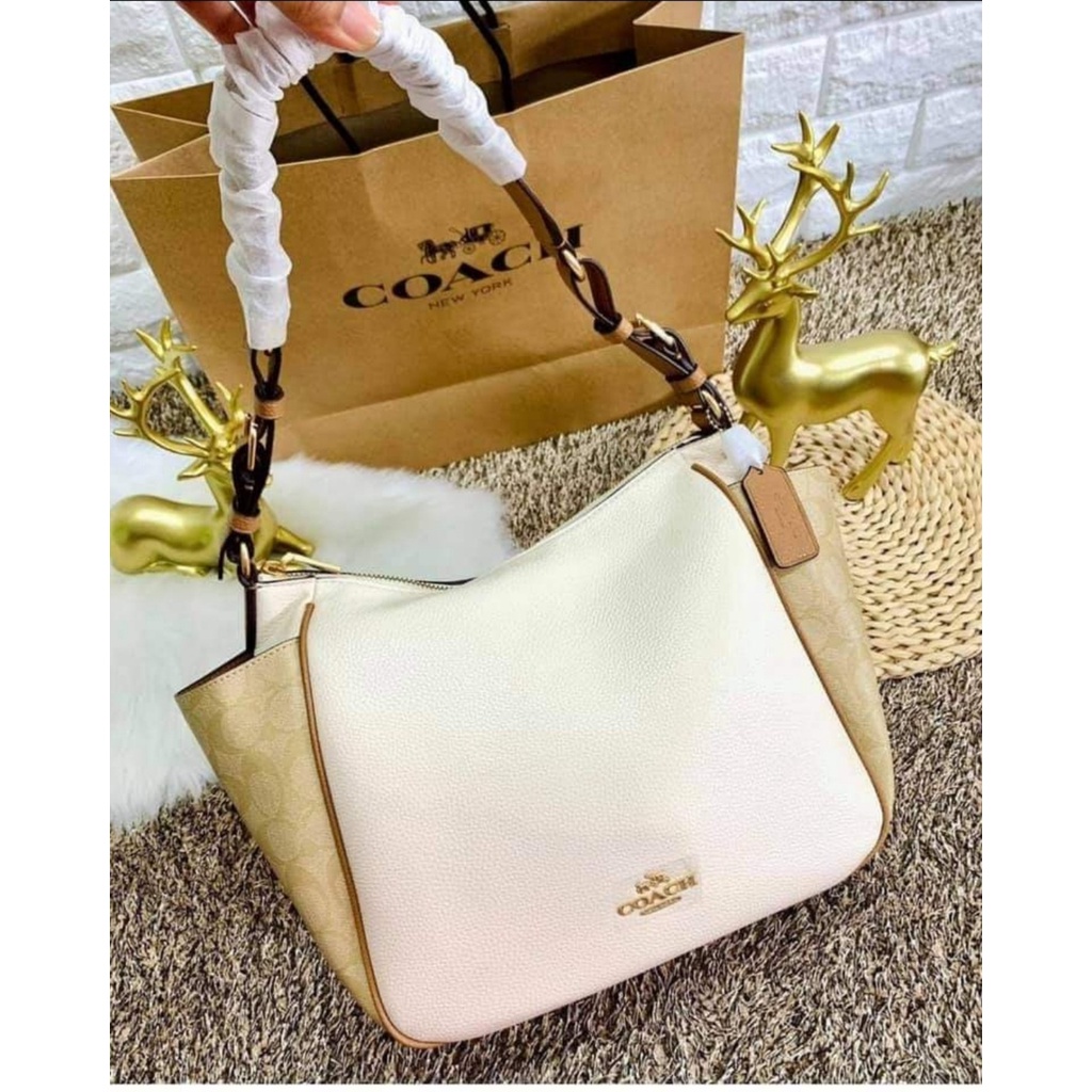 GLAMORI C2855 C2853 RORI SHOULDERBAG WITH SIGNATURE COACH