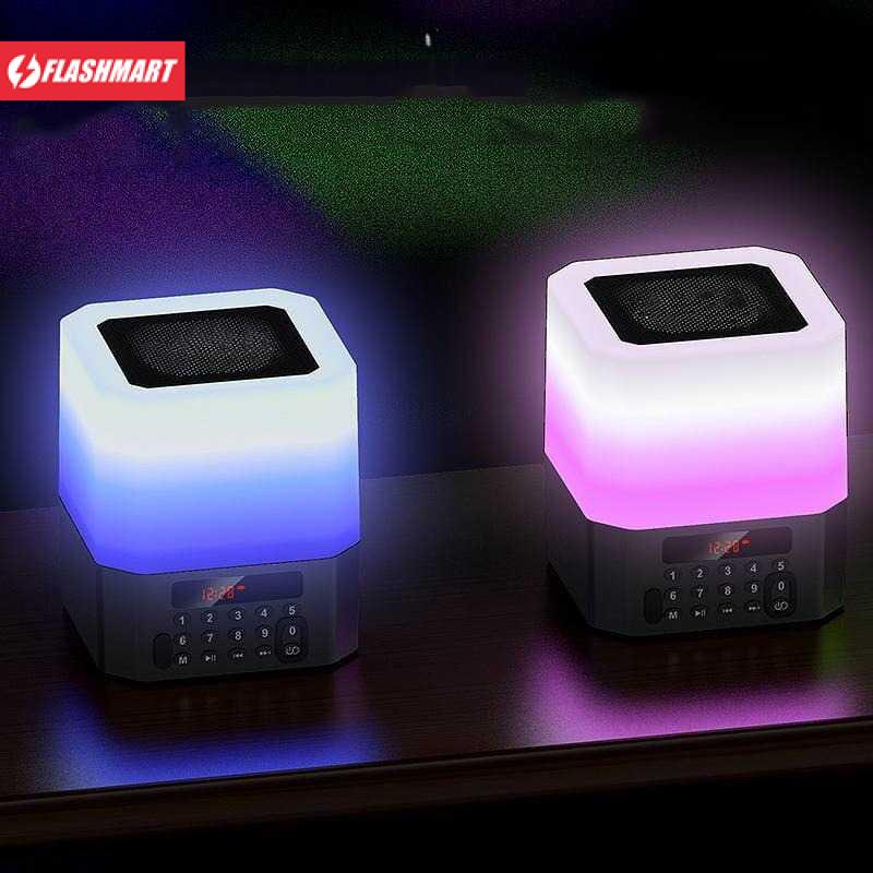 Flashmart Speaker Wireless Bluetooth RGB LED Light - ZB600