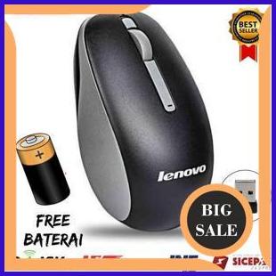 Mouse Wireless Lenovo N100 - Mouse Wireless - Lenovo - PROMO - N100 1M4R23 last stok