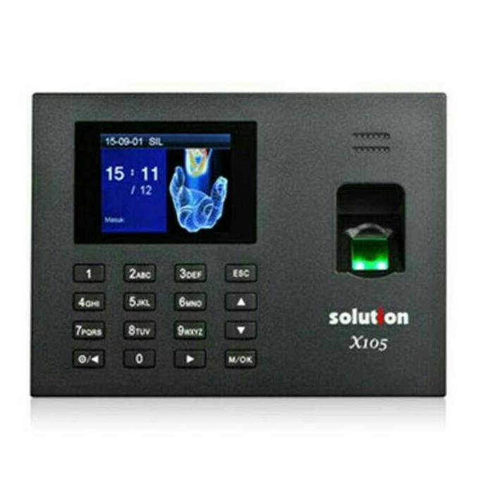Solution Finger Print X-105 Mesin Absensi Sidik Jari Solution X105