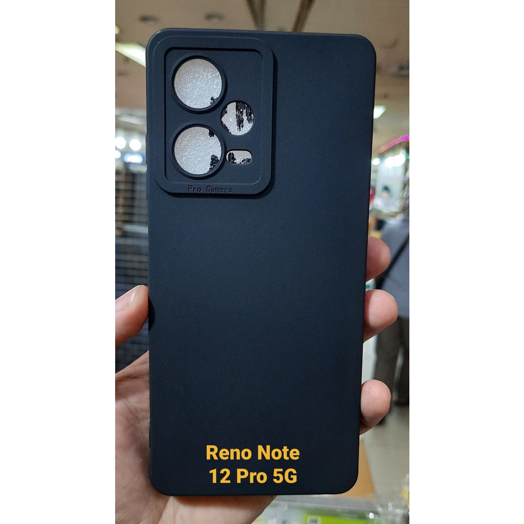 CASE REDMI RENO NOTE 12 PRO 5G SOFTCASE SILIKON SOFT FULL BLACK