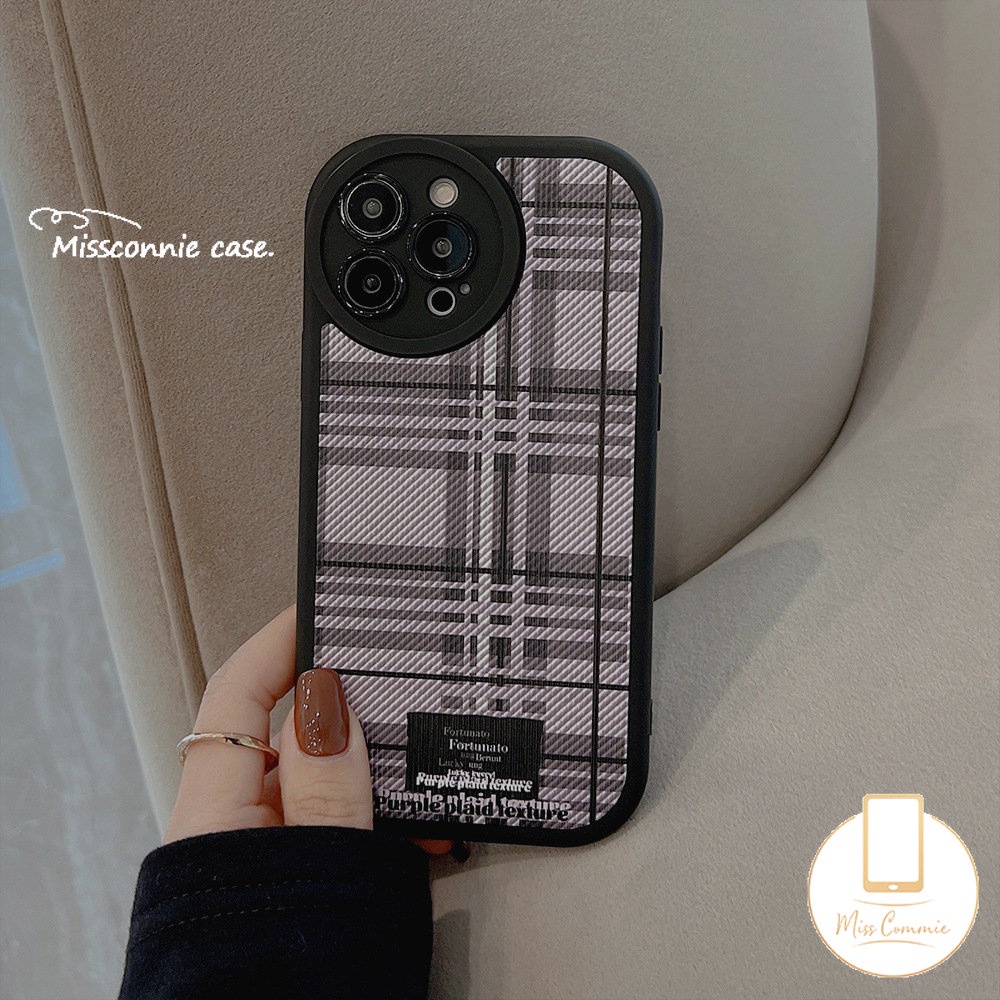 Casing Untuk Realme C35 C21Y C30 C55 C53 C25Y 10Pro C17 C20 C31 C20A C12 C25S5 9i 6 8i 8Pro 5 6i 6s 8 5i 7i C15 C11 C21 GT C17 C2 C3 Mewah Simple Lucky Kotak-Kotak Lensa Bulat Sarung Soft Cover