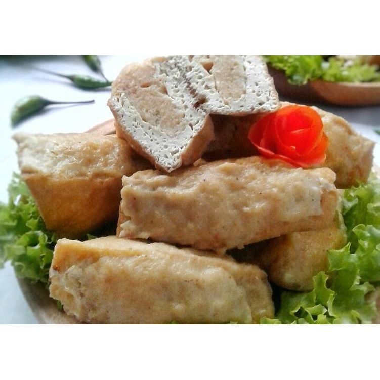 

TAHU BAKSO AYAM SIAP GORENG ISI 5PCS