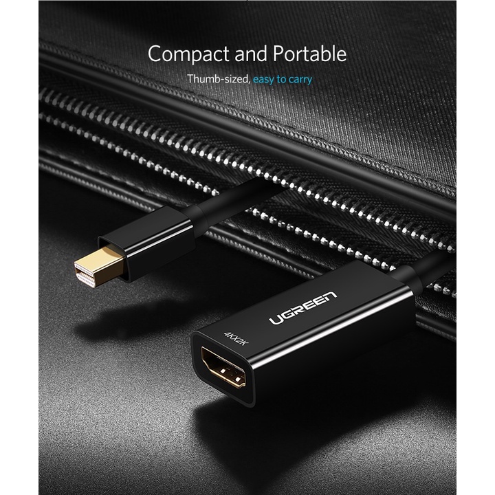 UGREEN Kabel Adapter Mini DisplayPort Ke HDMI Thunderbolt 2 HDMI Untuk MacBook Air 13 Surface Pro 4