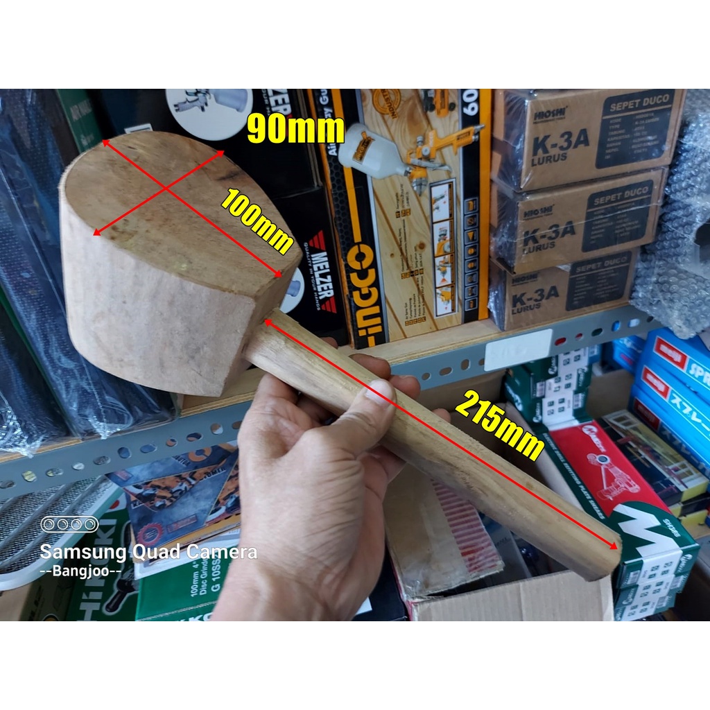 Palu bahan Kayu PALU THOR untuk pahat ukir Wooden Hammer ukir tatah ukiran kayu alur kuku Bonsai