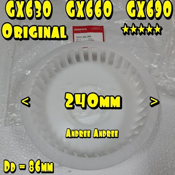 GX630 GX660 GX690 Fan Cooling Kipas Putih Pendingin Genset Honda GX-630 GX-660 GX-690 GX 630 660 690